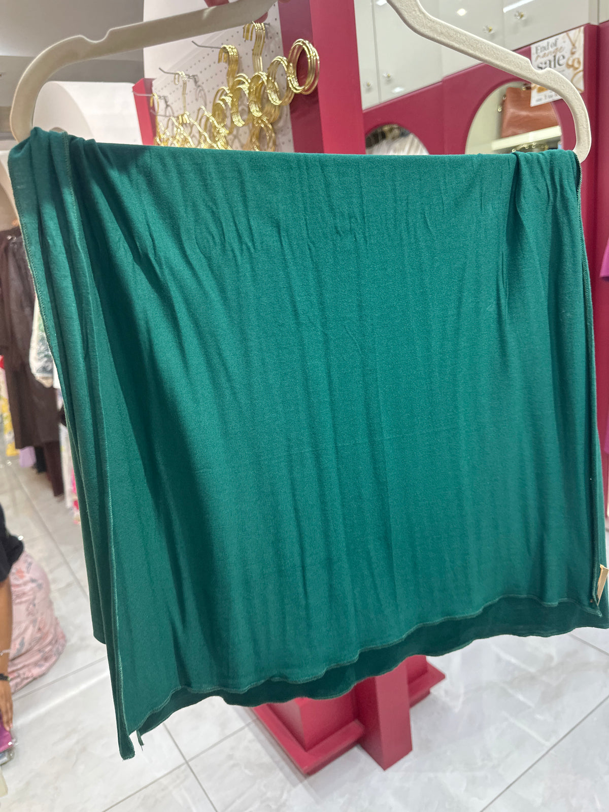 Jersey Scarf - Emerald Green