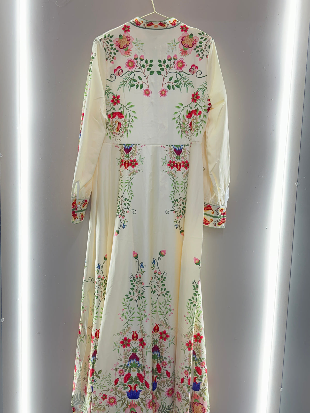 Embroidered Garden Maxi Dress