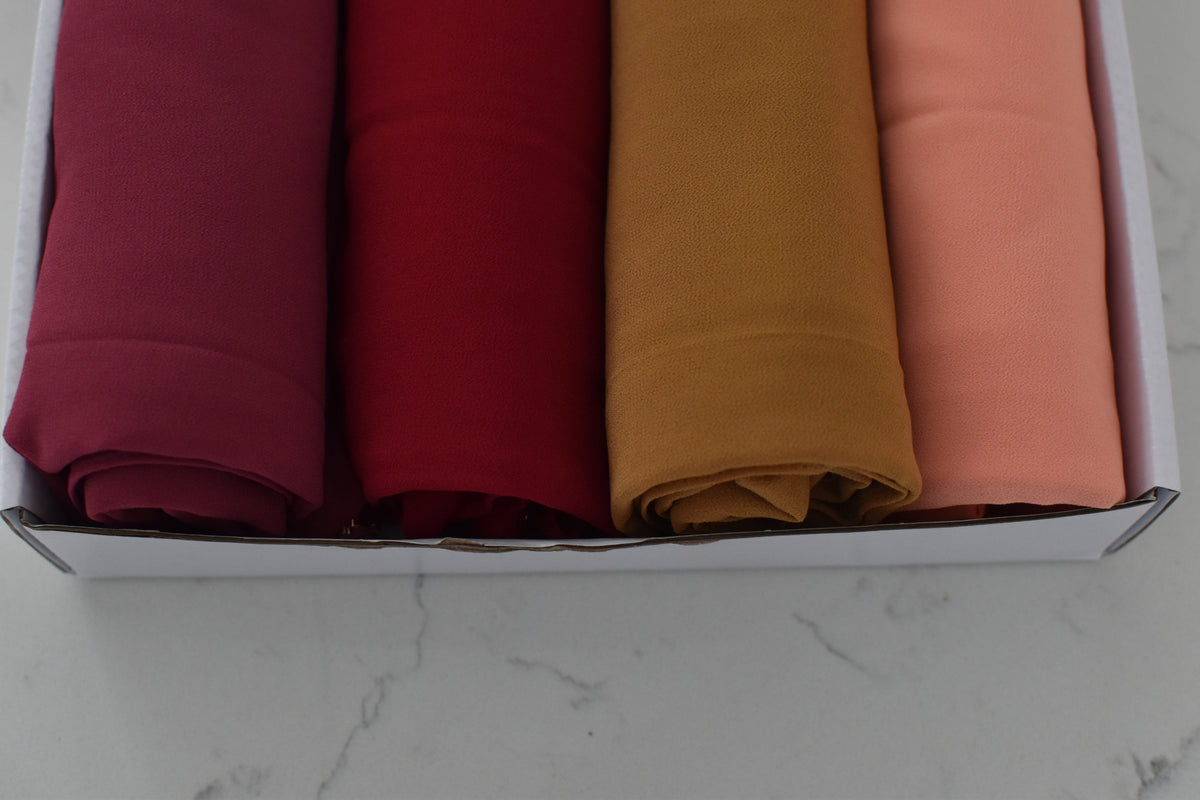 Ruby ~ Luxury Chiffon — view 3