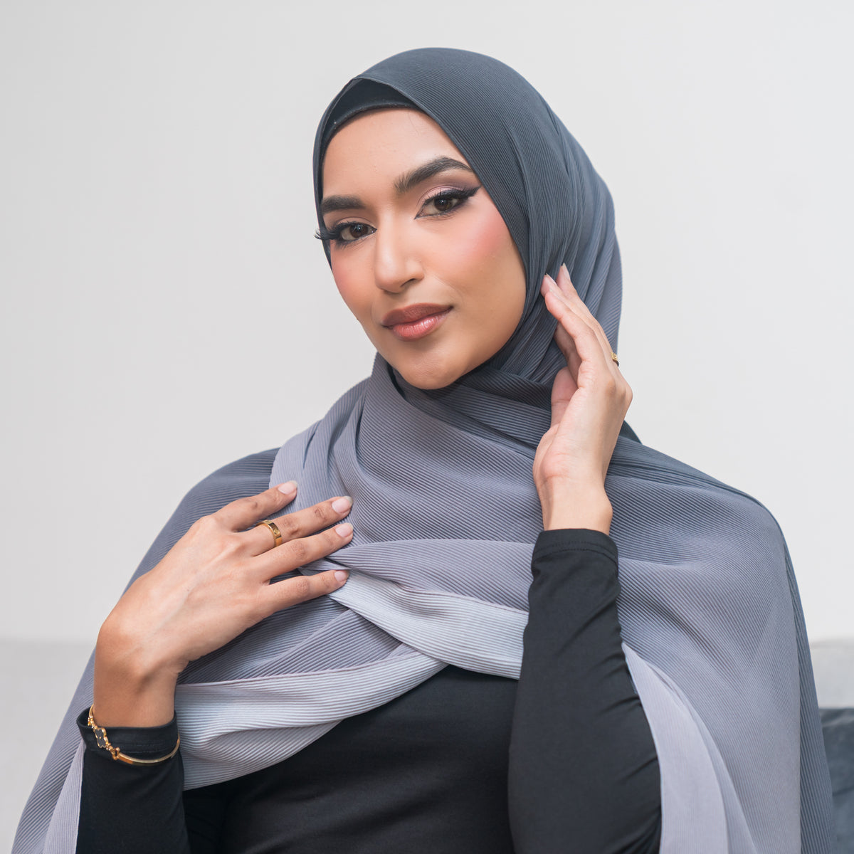Luxury Ombre Hijab – 300 – 300 — view 2