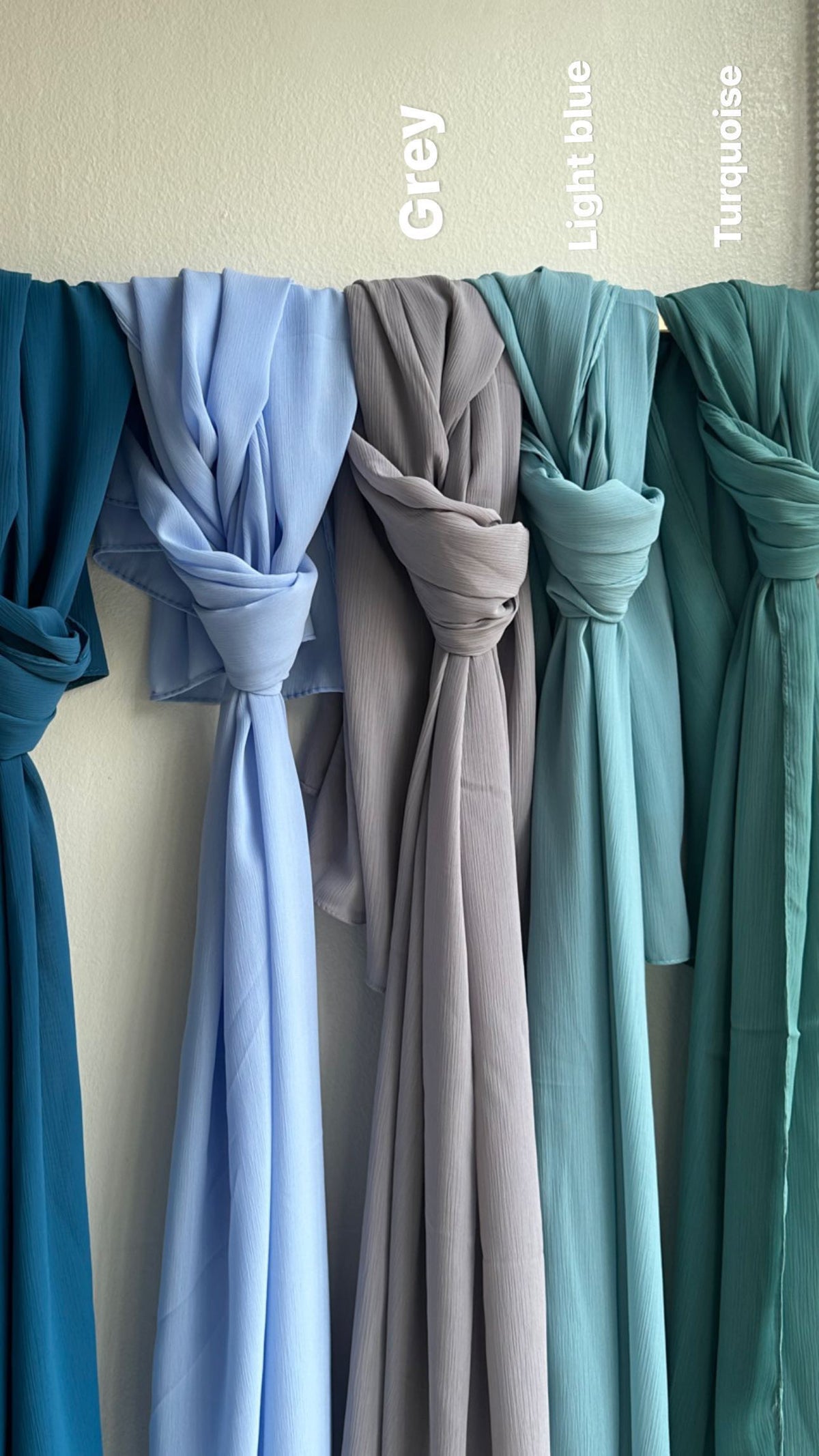 Crinkle Chiffon set of 5 — view 7