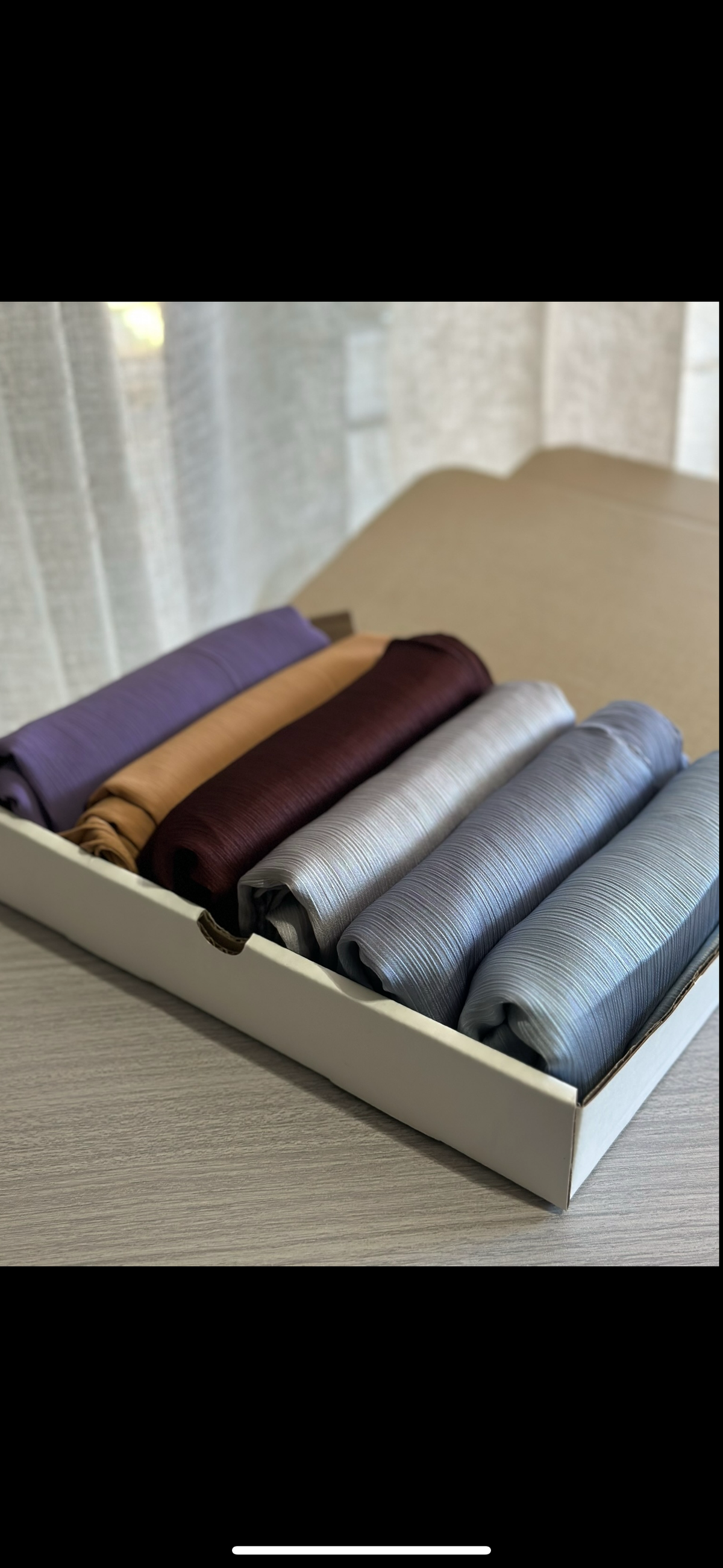 SET OF 5 NON SLIP SATIN — view 5