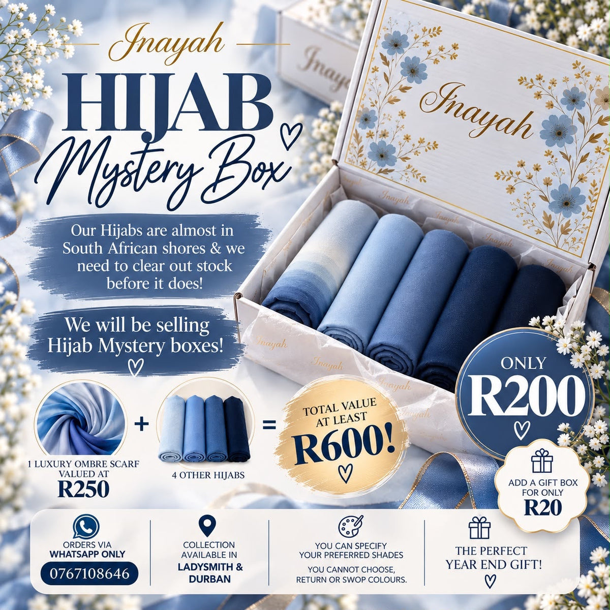 Hijab Mystery Box Promotion — Hijab Mystery Box – 5 Hijabs