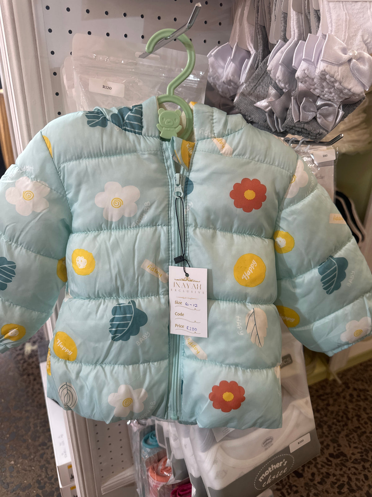 Blue flower jacket