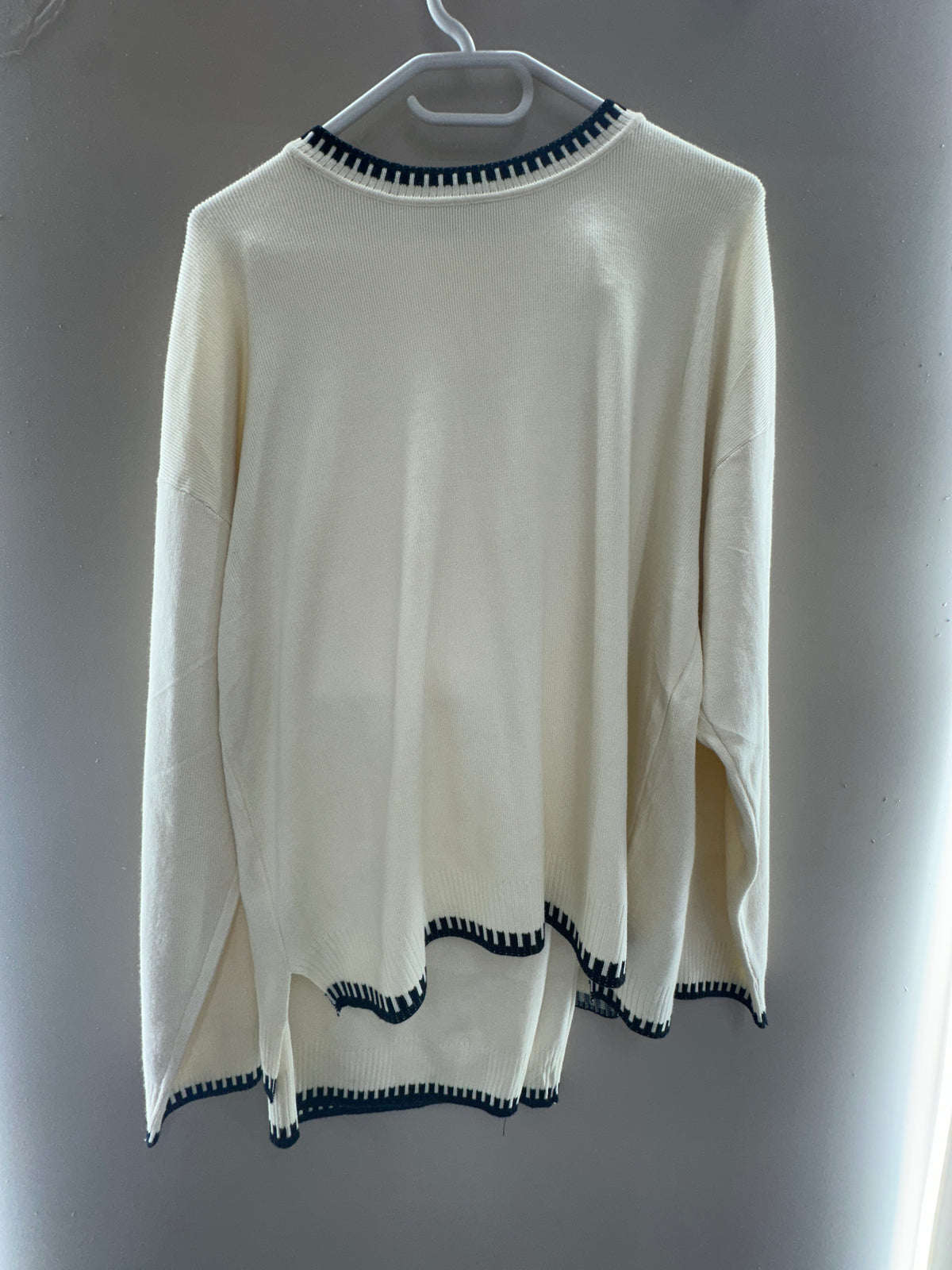 Contrast Trim Knit Co-Ord