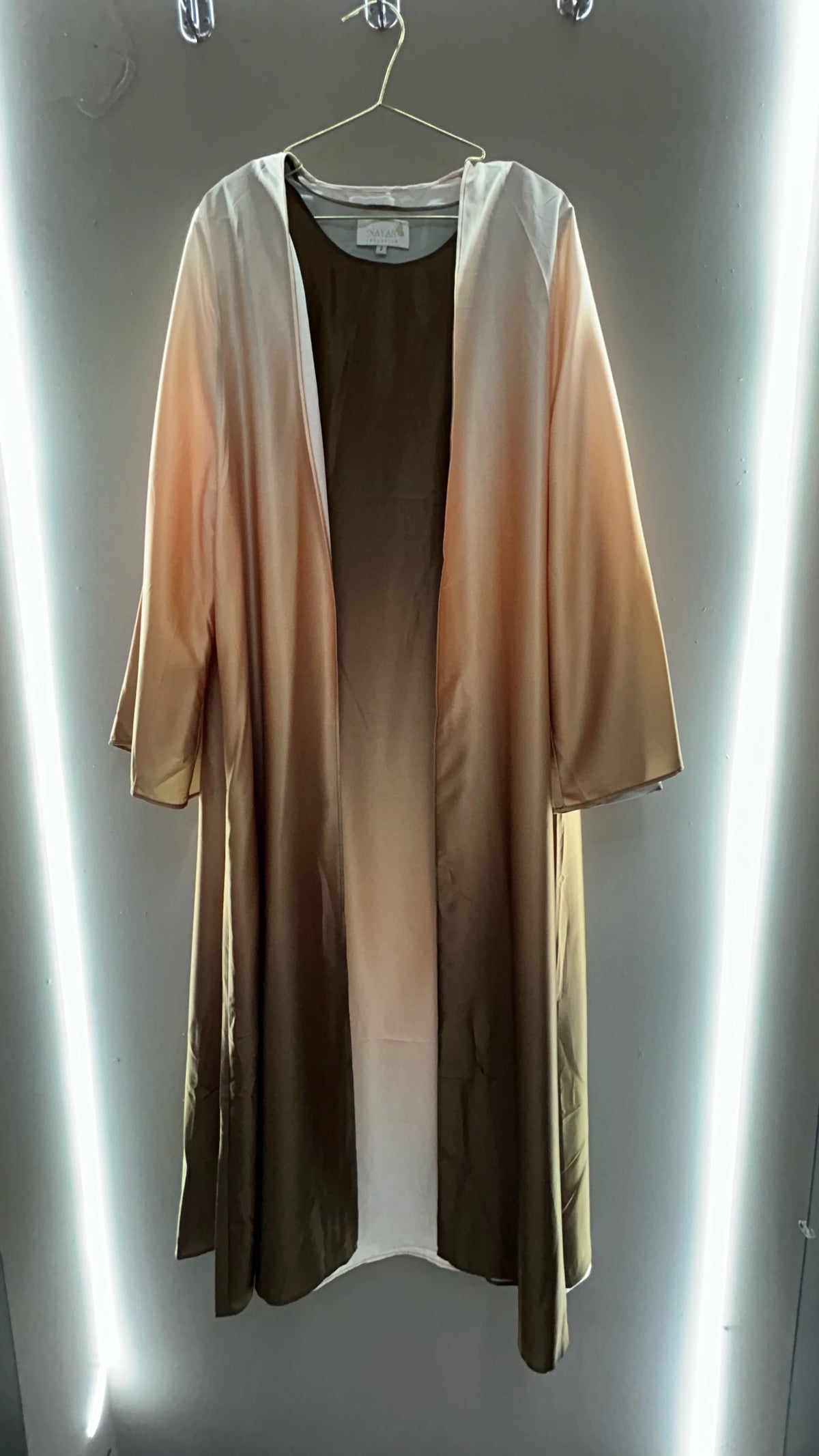 Ombre Open Abaya Set