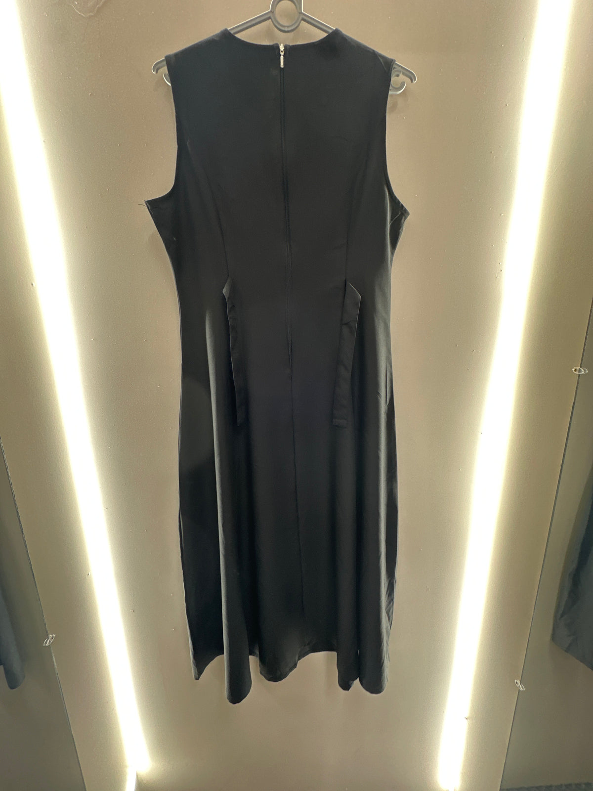 Buckle Detail Sleeveless Maxi Dress