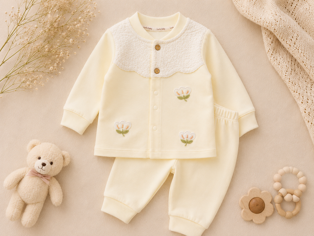 Floral Teddy Set