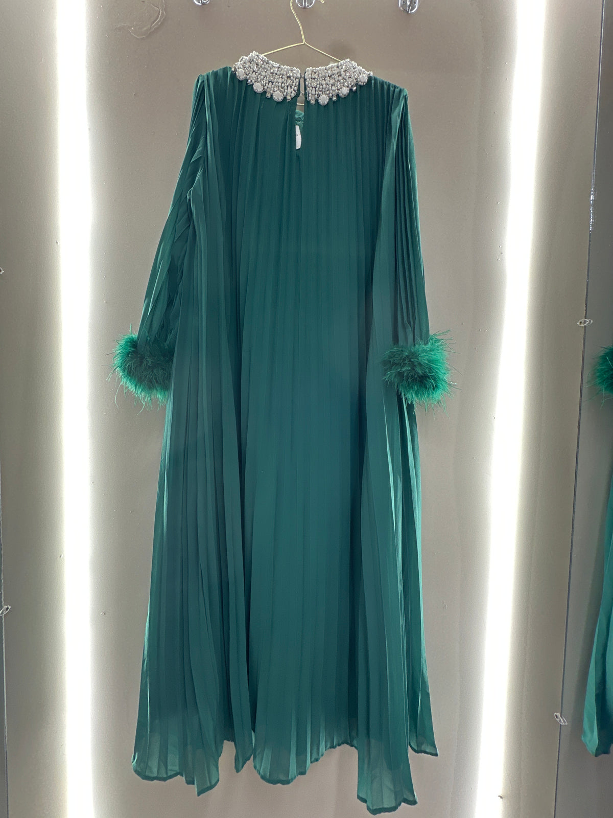 Royal Elegance Pleated Dress