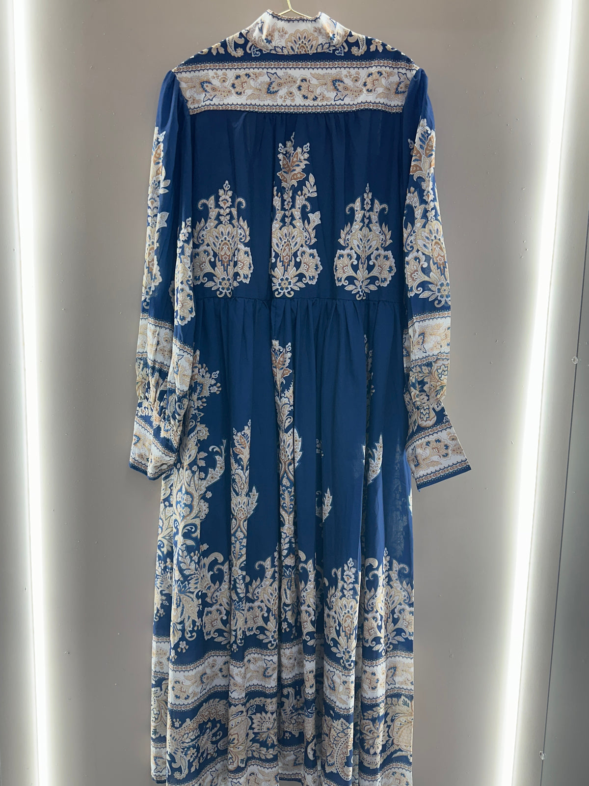 Royal Paisley Maxi Dress