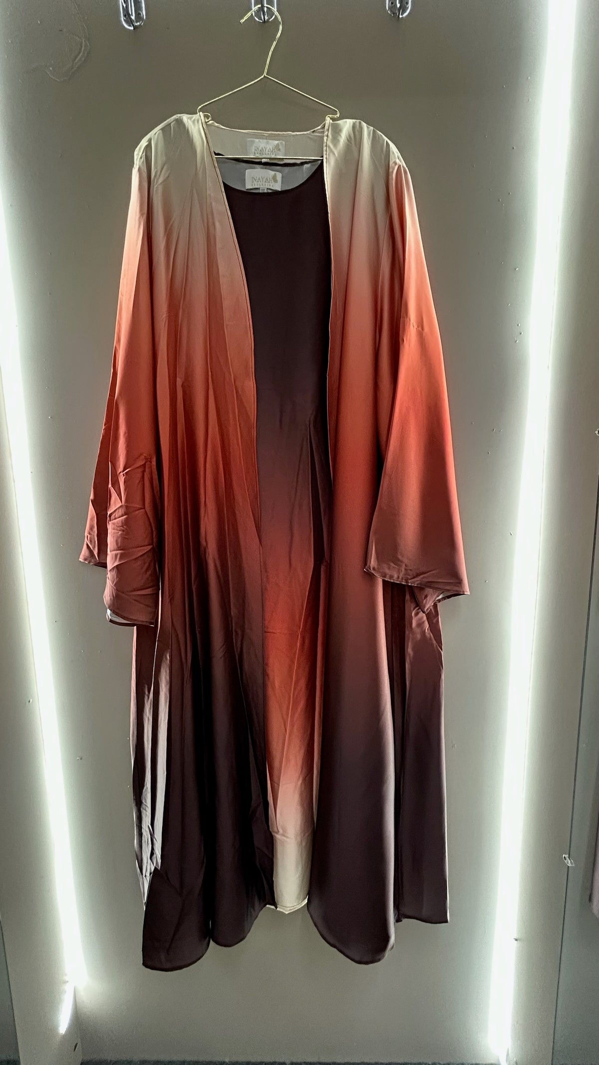 Ombre Open Abaya Set