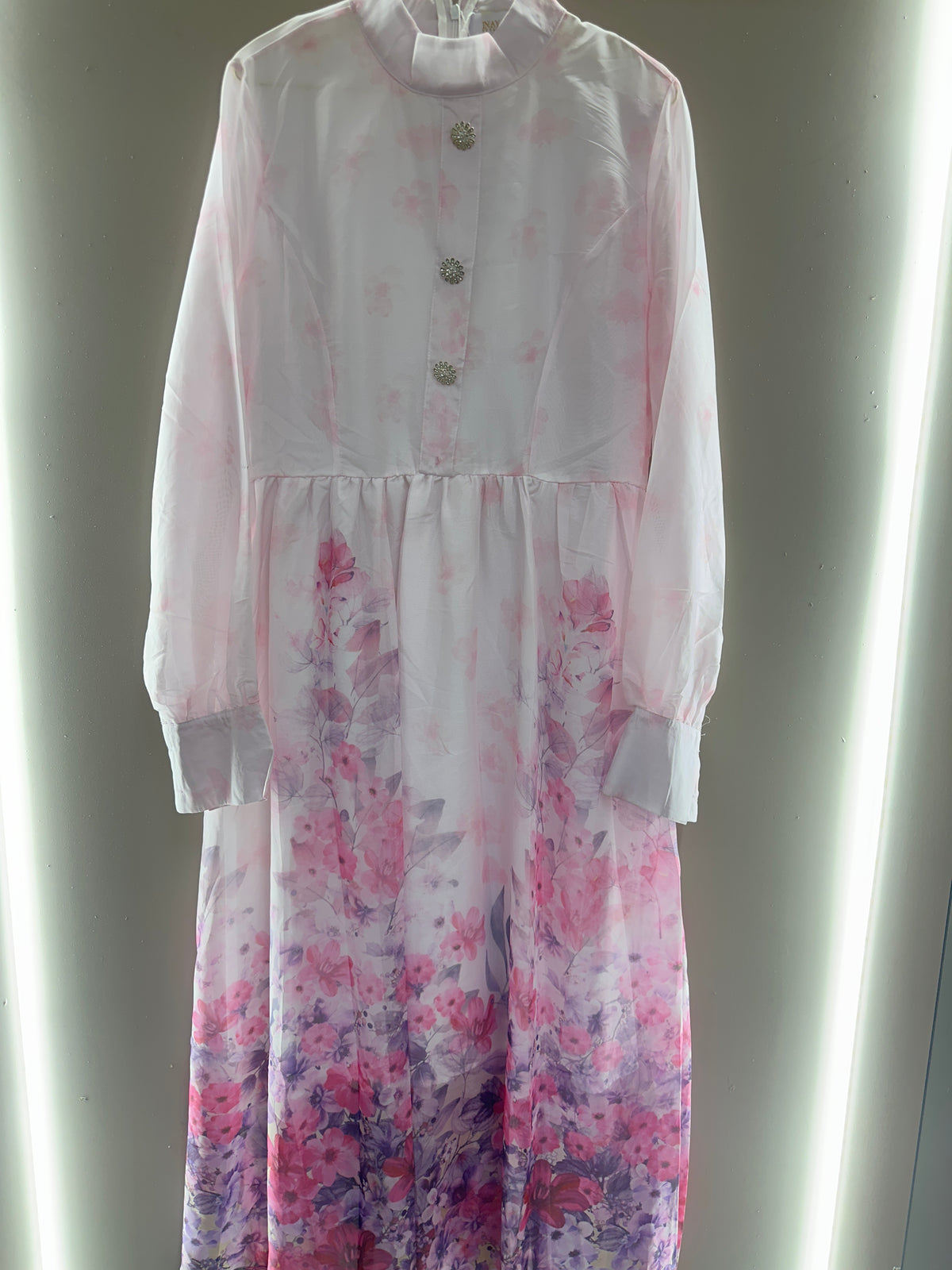 Blush Blossom Maxi Dress