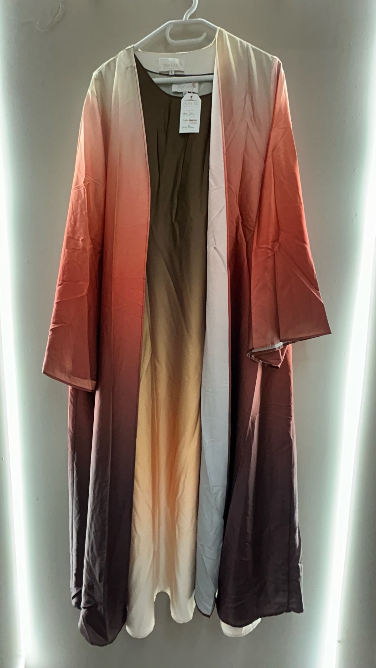 Ombre Open Abaya Set