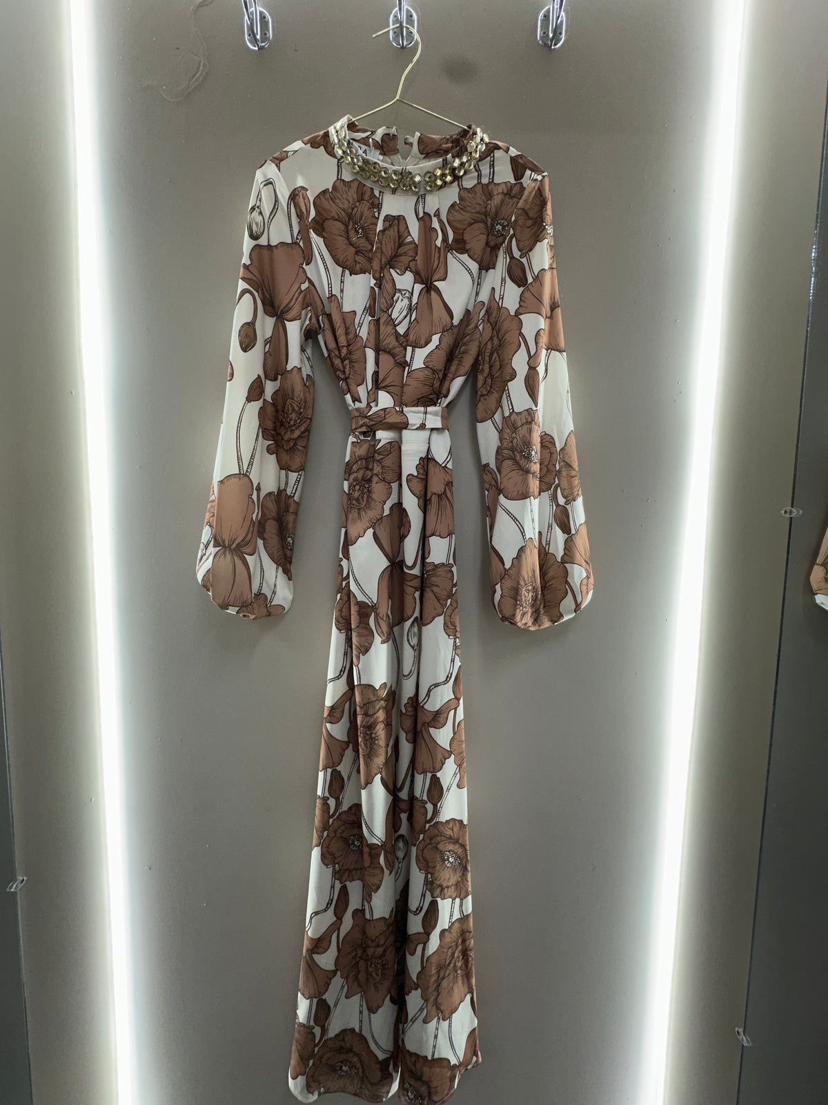 Autumn Blossom Elegance Dress