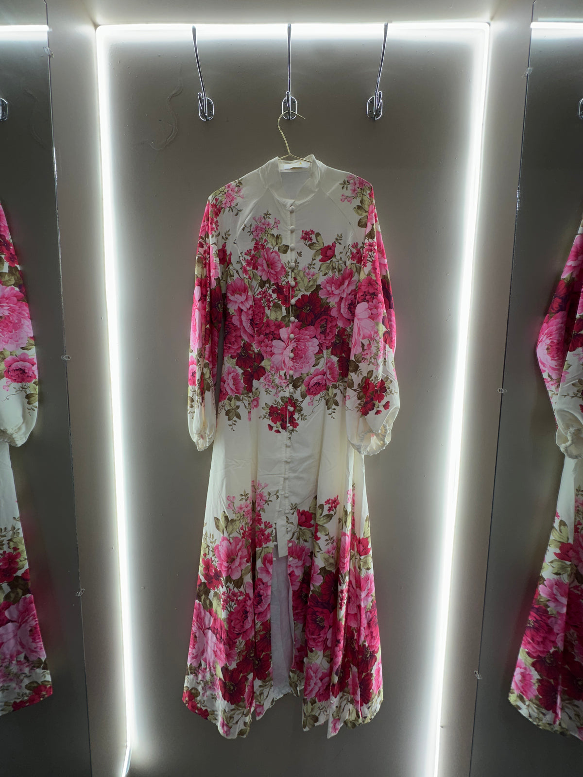 Rosé Bloom Maxi Dress