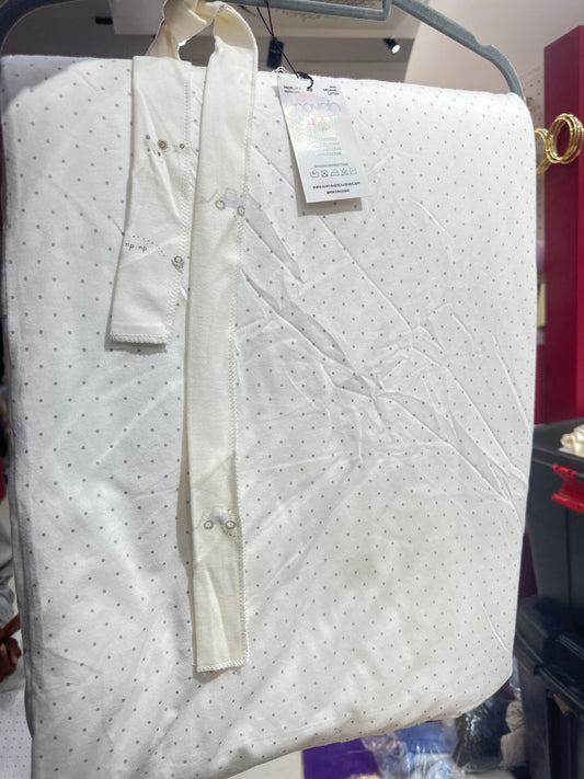 Little House Baby Blanket & Hooded Wrap Set – Cream
