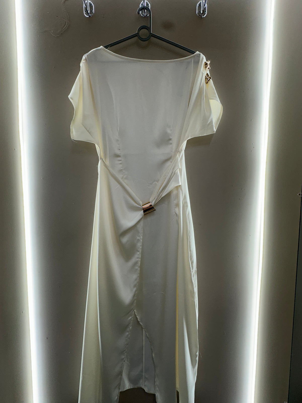 The Amara Draped Maxi Dress