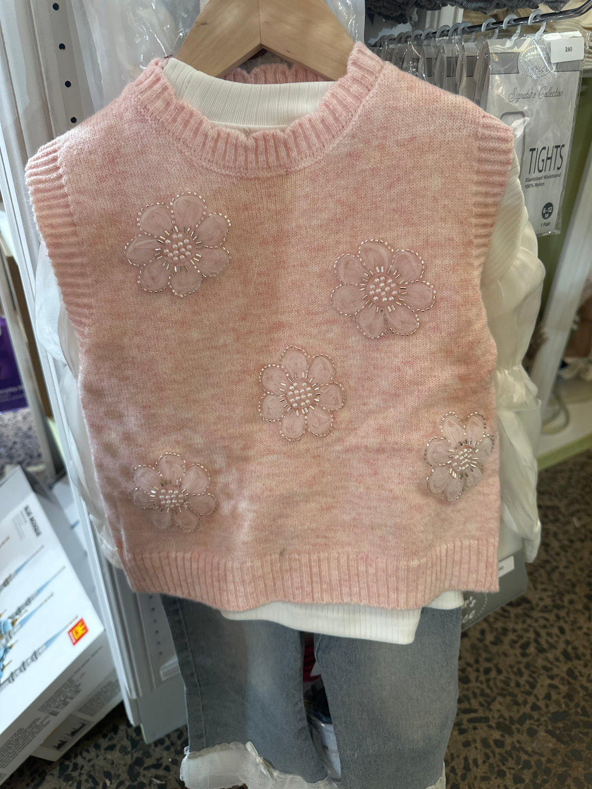 Flower jeans girls