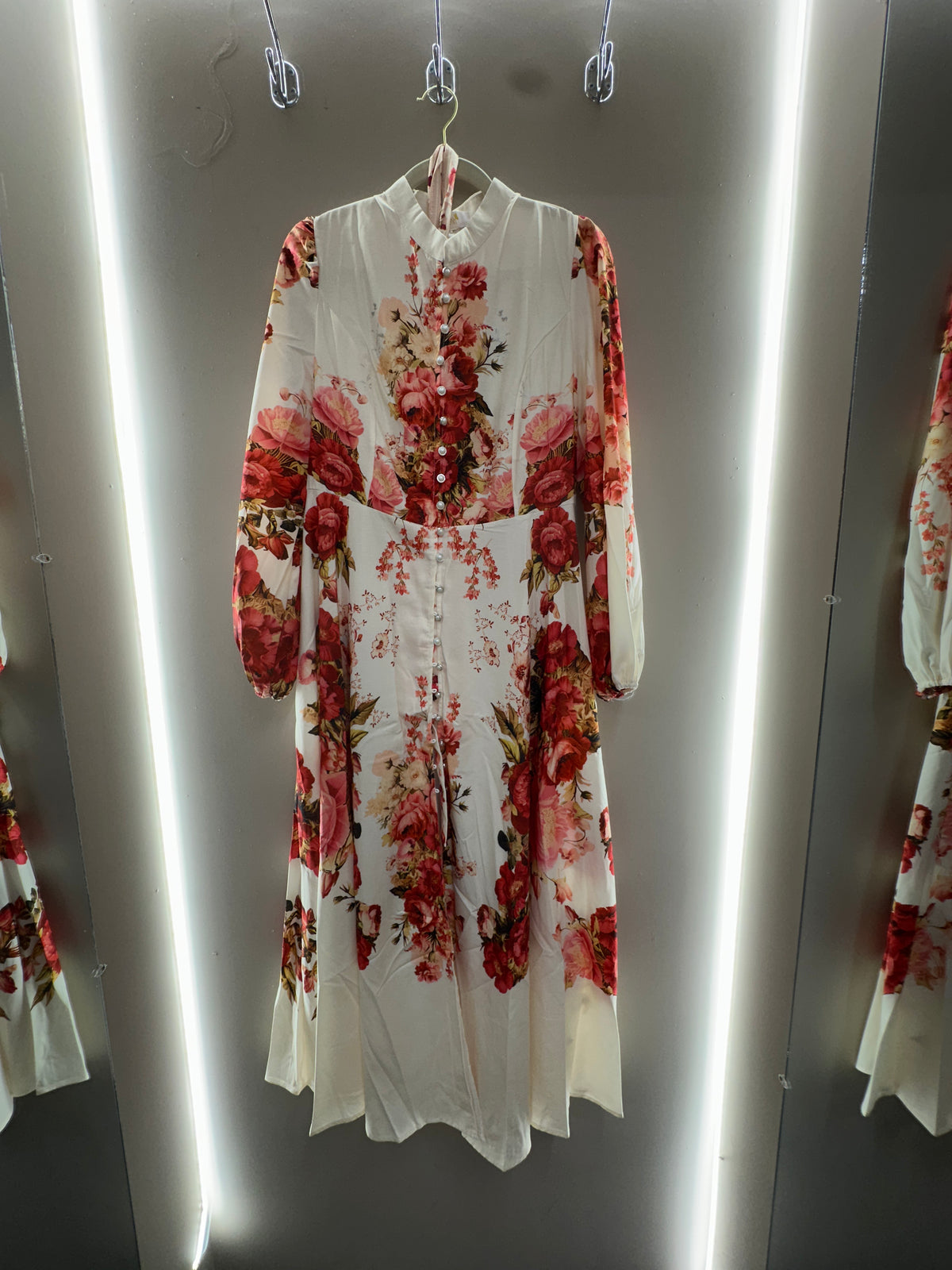 Crimson Rose Garden Dress
