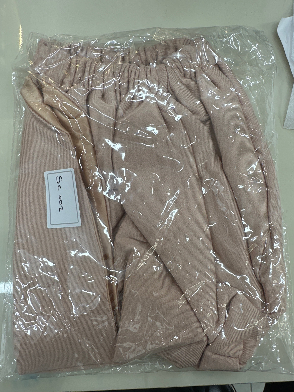 Premium Tie-On Satin Undercap – Pale Pink
