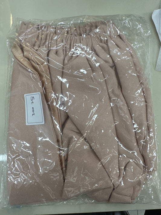 Premium Tie-On Satin Undercap – Pale Pink
