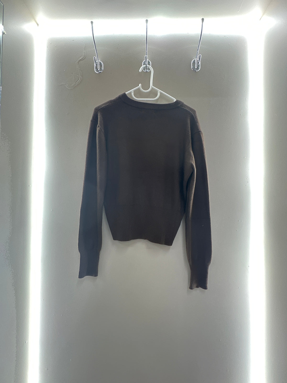 Classic Gold Button Knit Cardigan