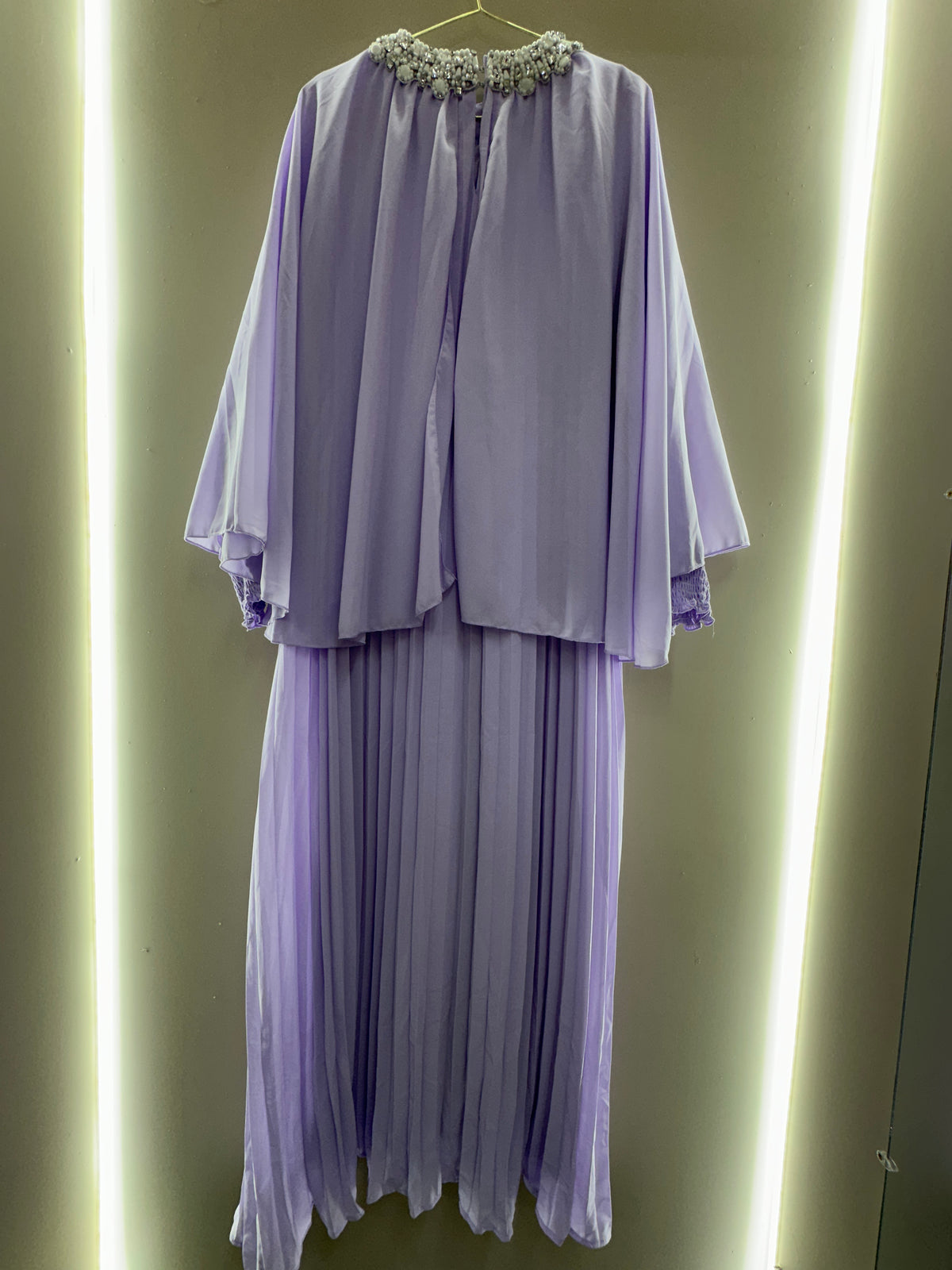 Duchess Pearl Cape Dress