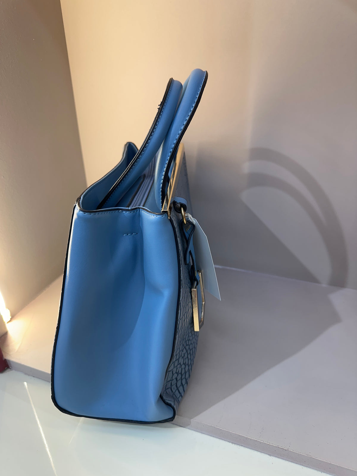 Croc Detail Handbag