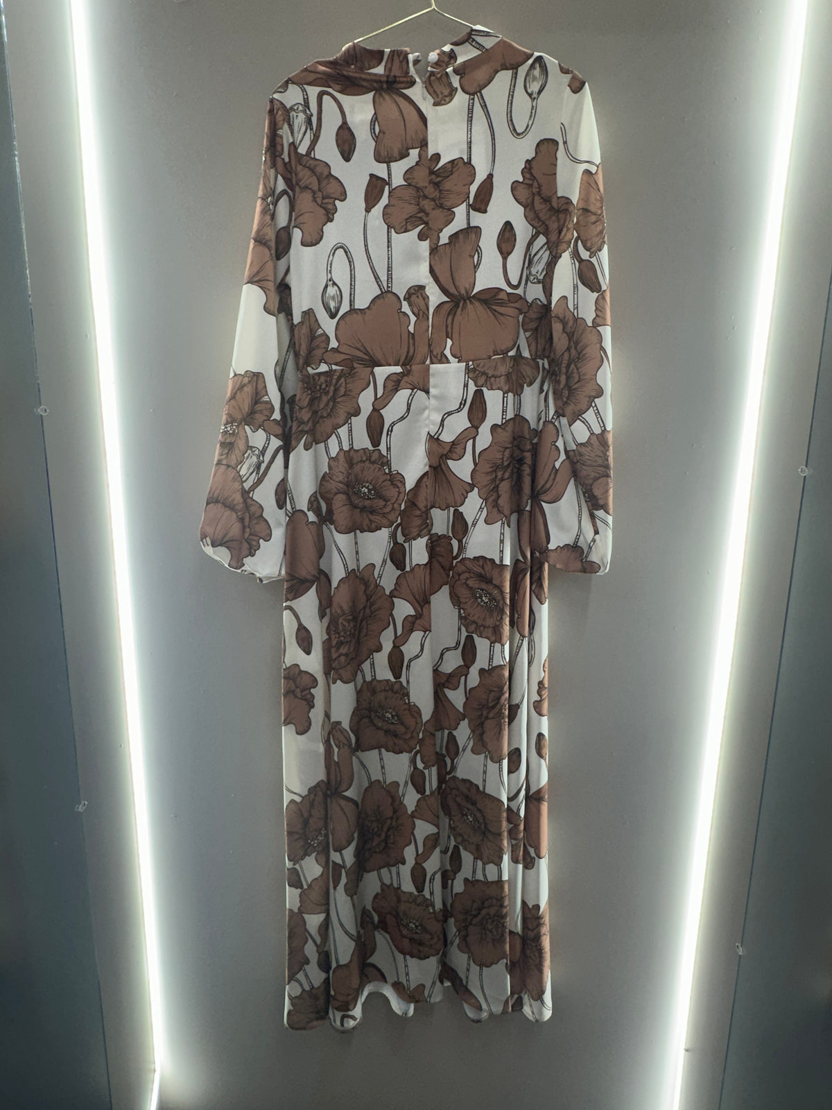 Mocha Bloom Maxi Dress