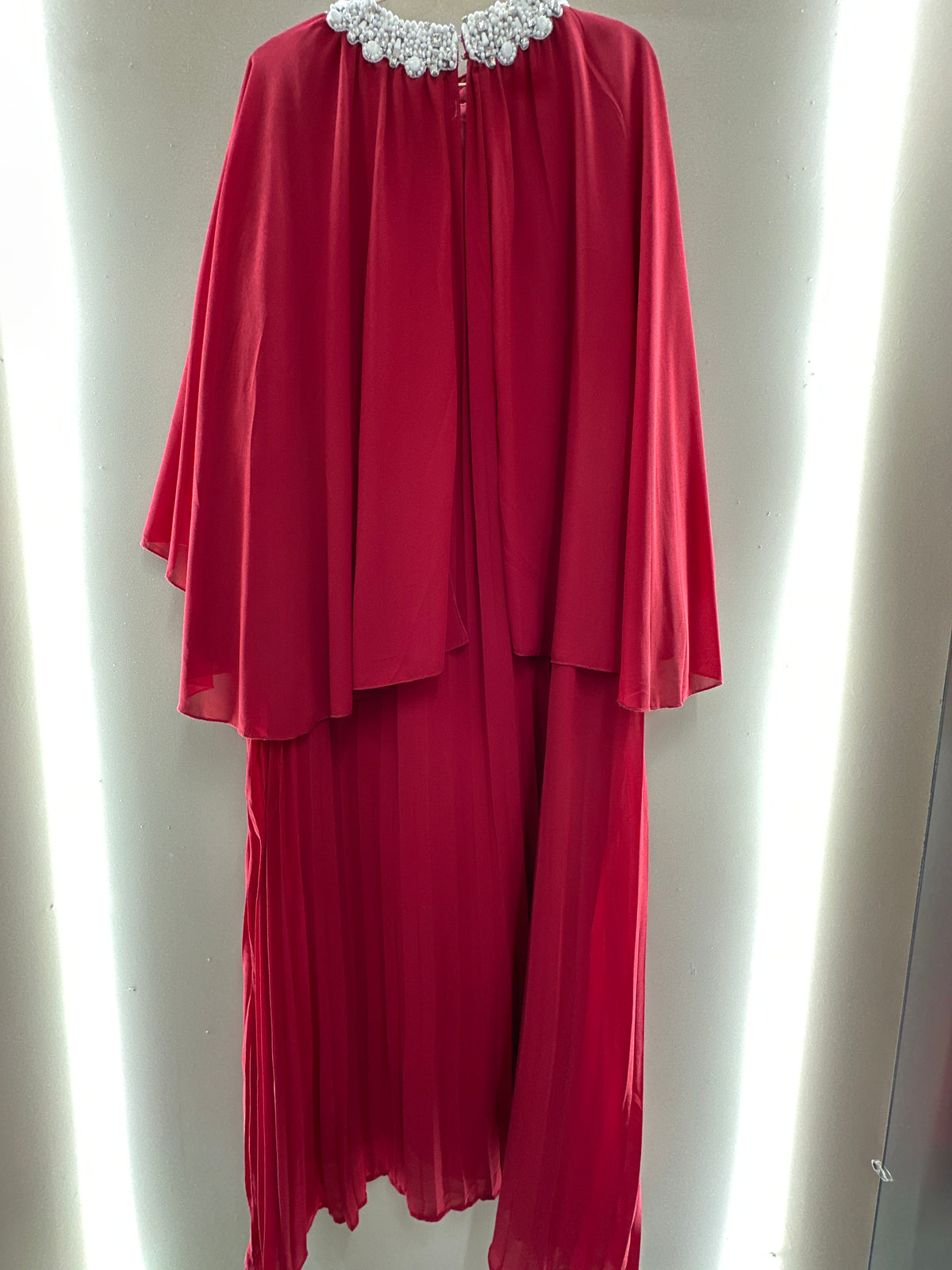 Duchess Pearl Cape Dress