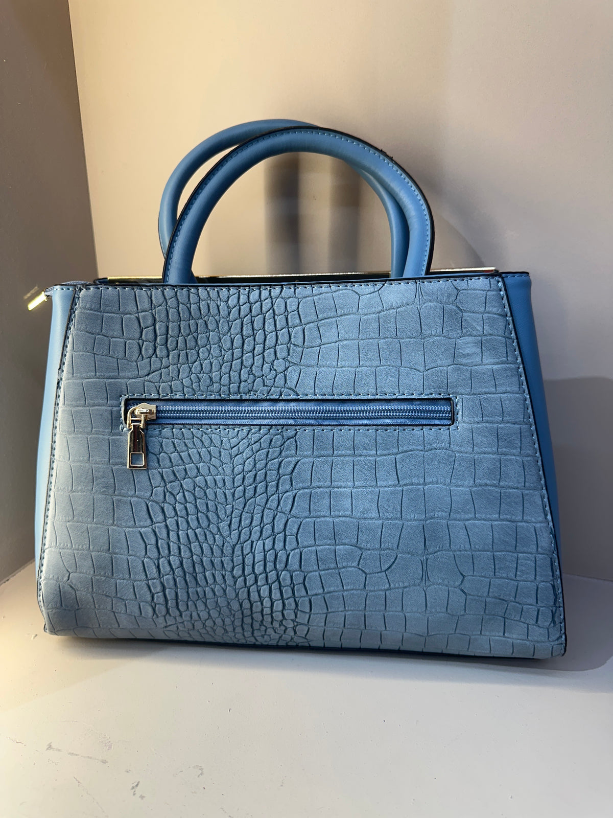 Croc Detail Handbag