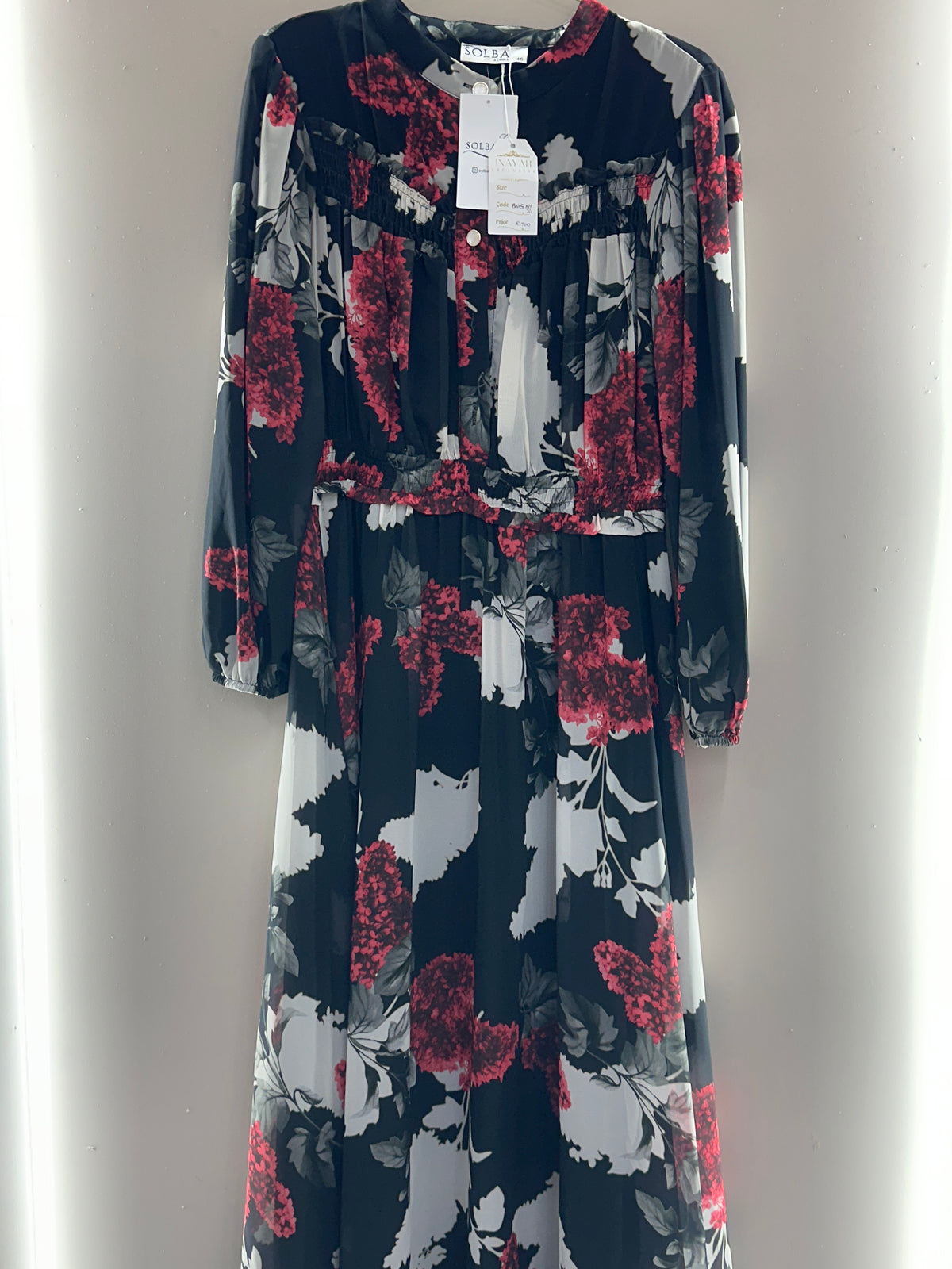 Midnight Floral Maxi Dress