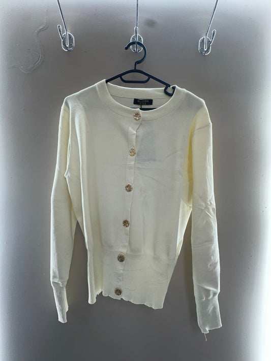 Classic Knit Button Cardigan