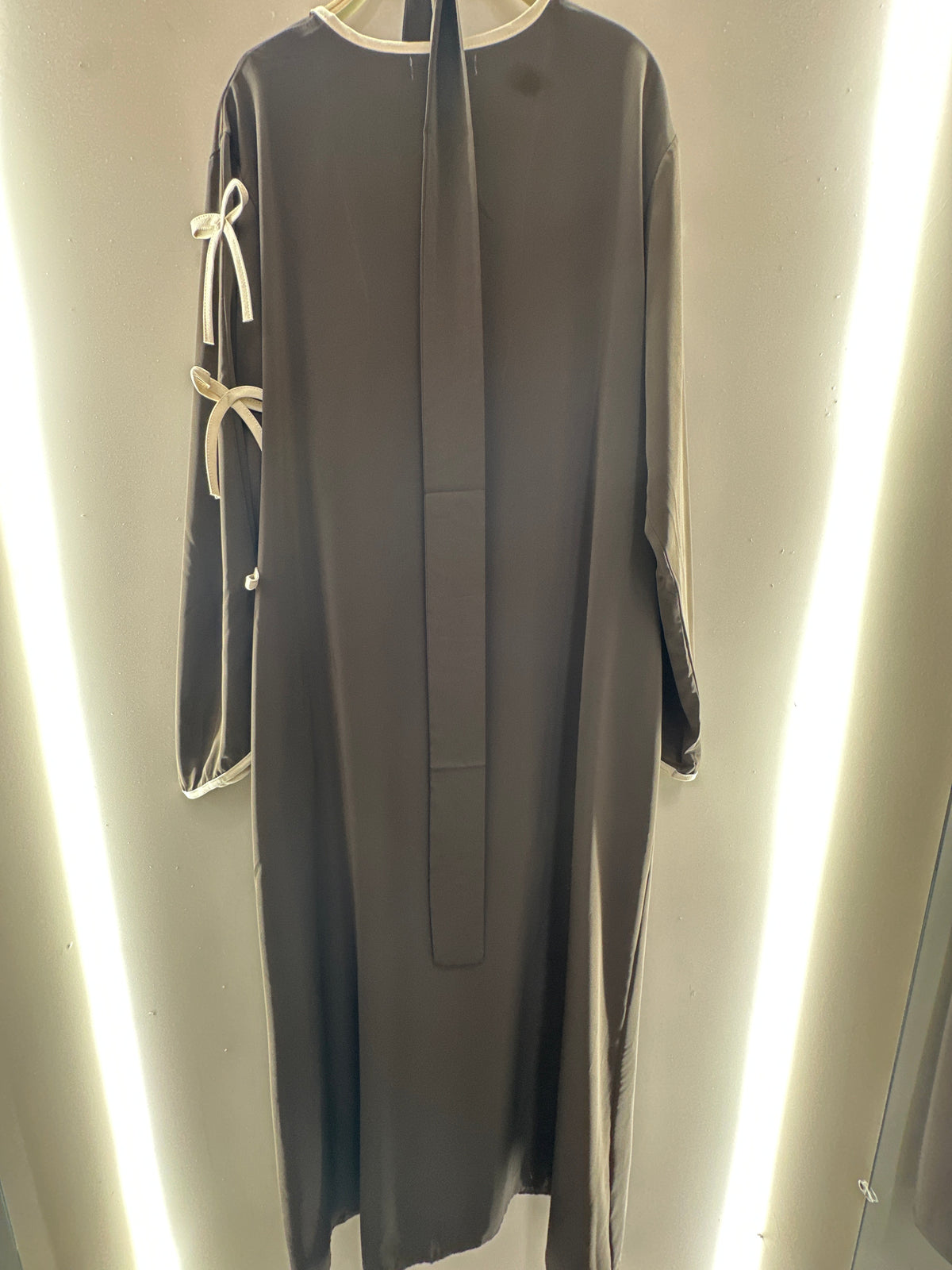 Dove Ribbon Duster Abaya