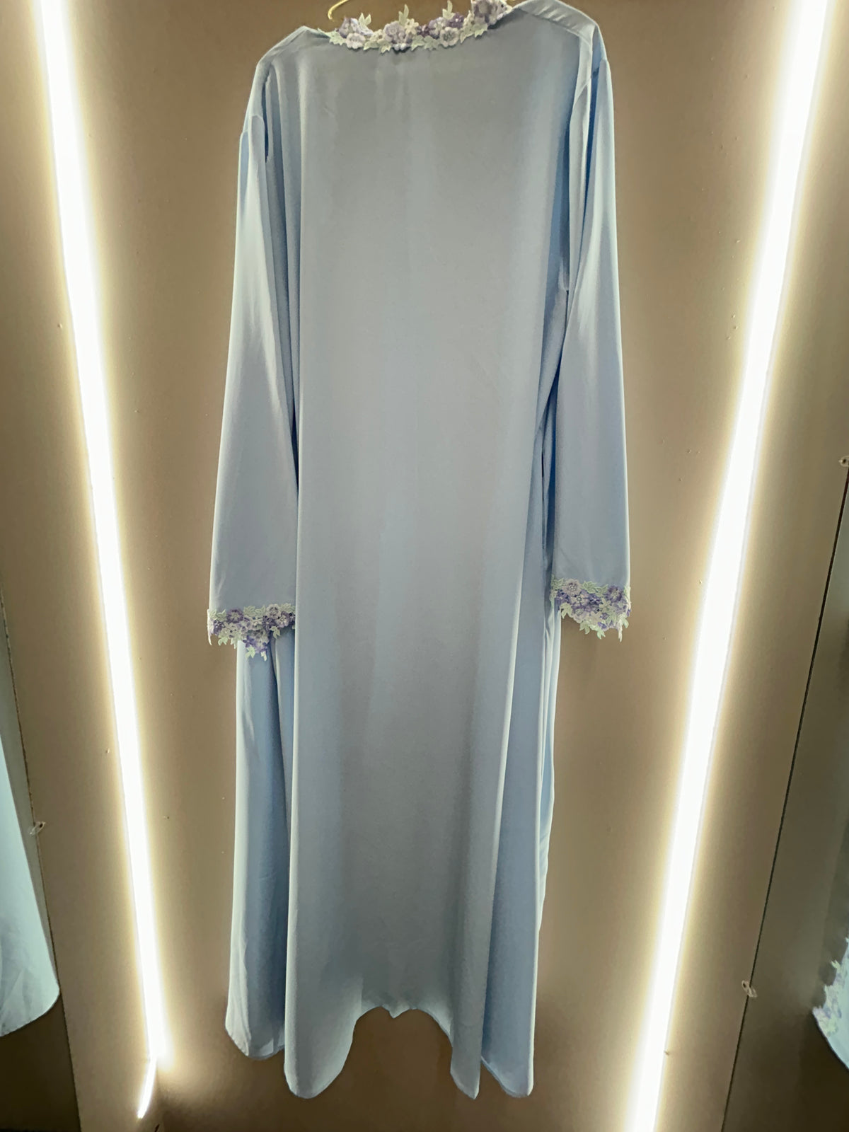 Olive Blossom Duster Abaya