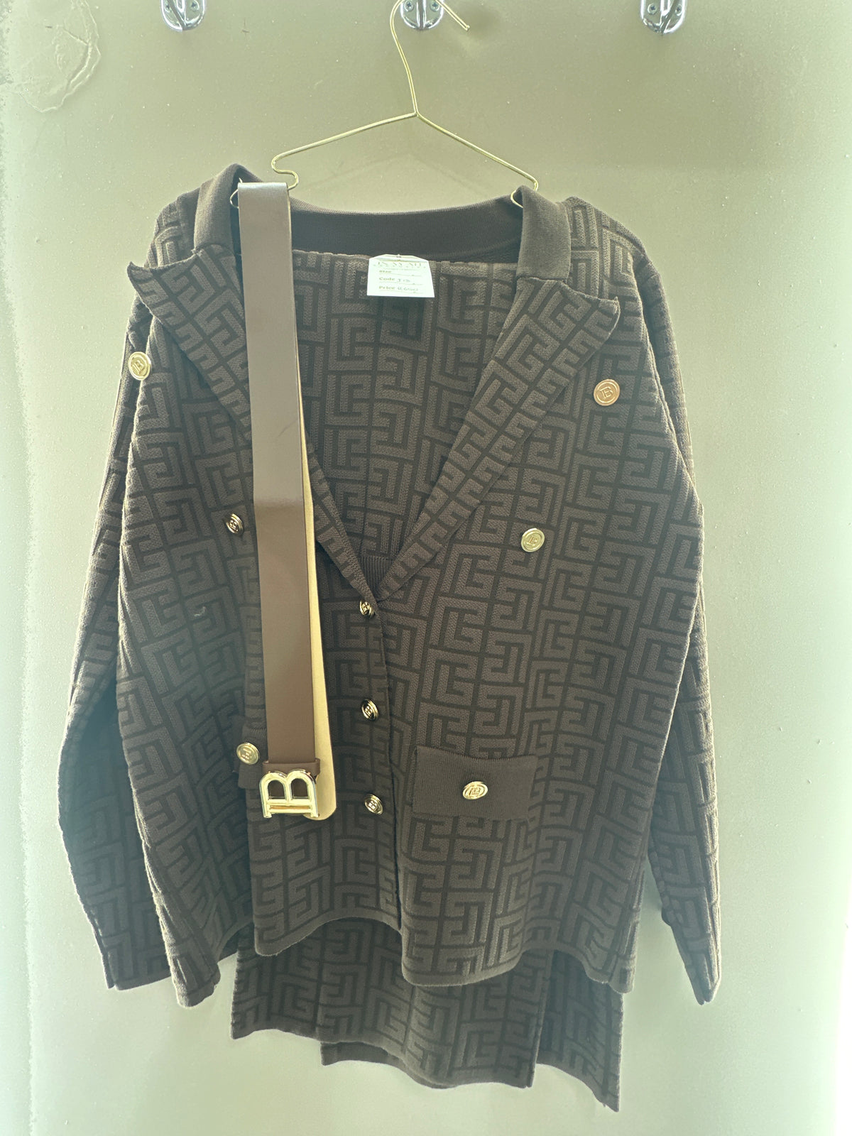 Monogram Knit Co-Ord