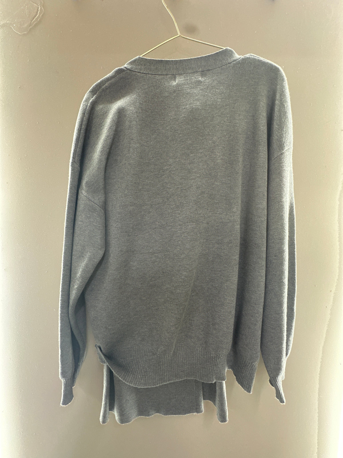 Grey Knit Cardigan Co-Ord