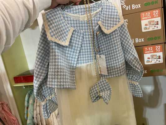 Blue kids dress