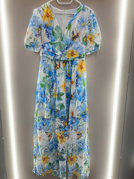 Butterfly Bloom Midi Dress