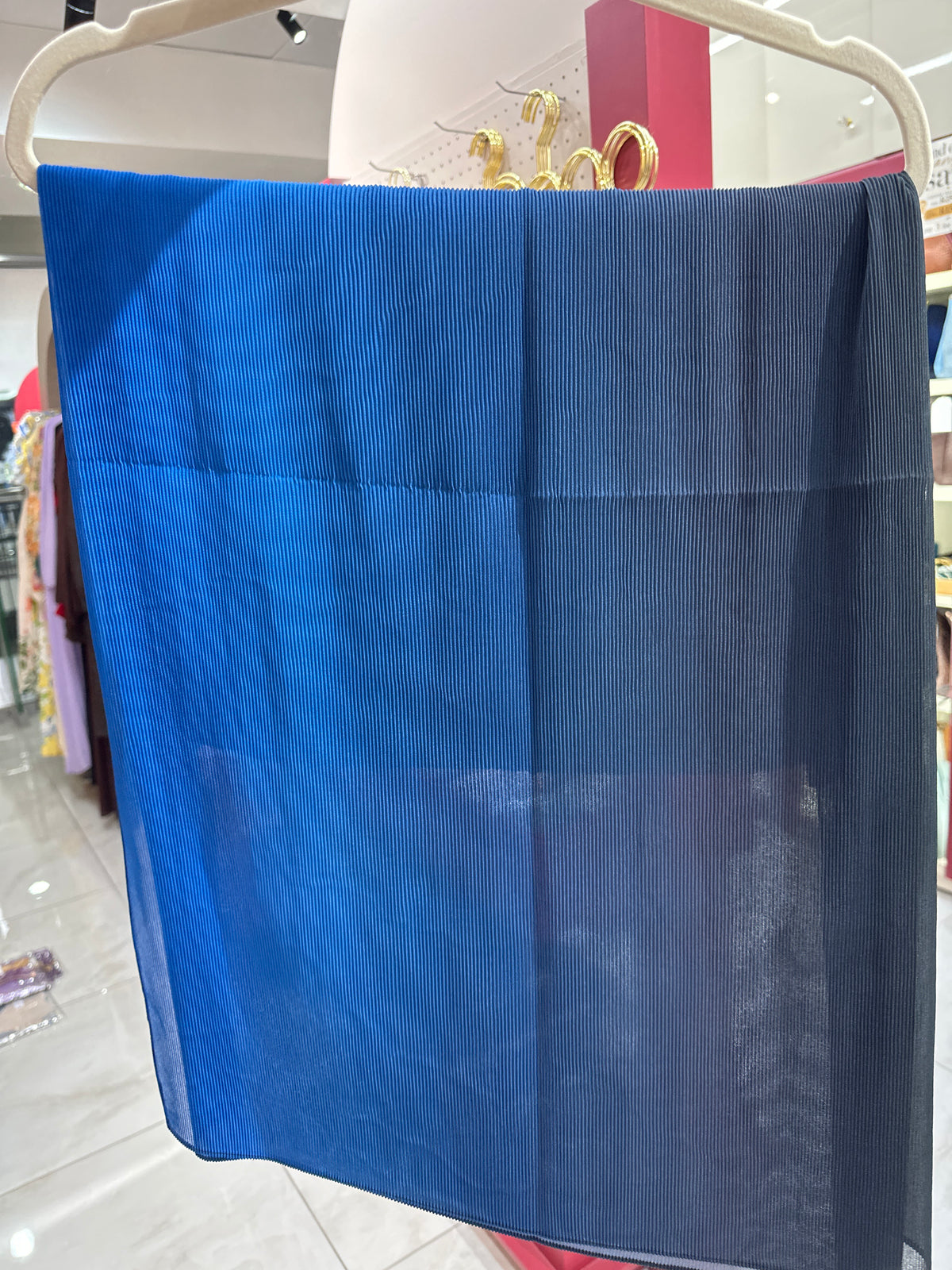 Ombre crimped - Ocean Slate