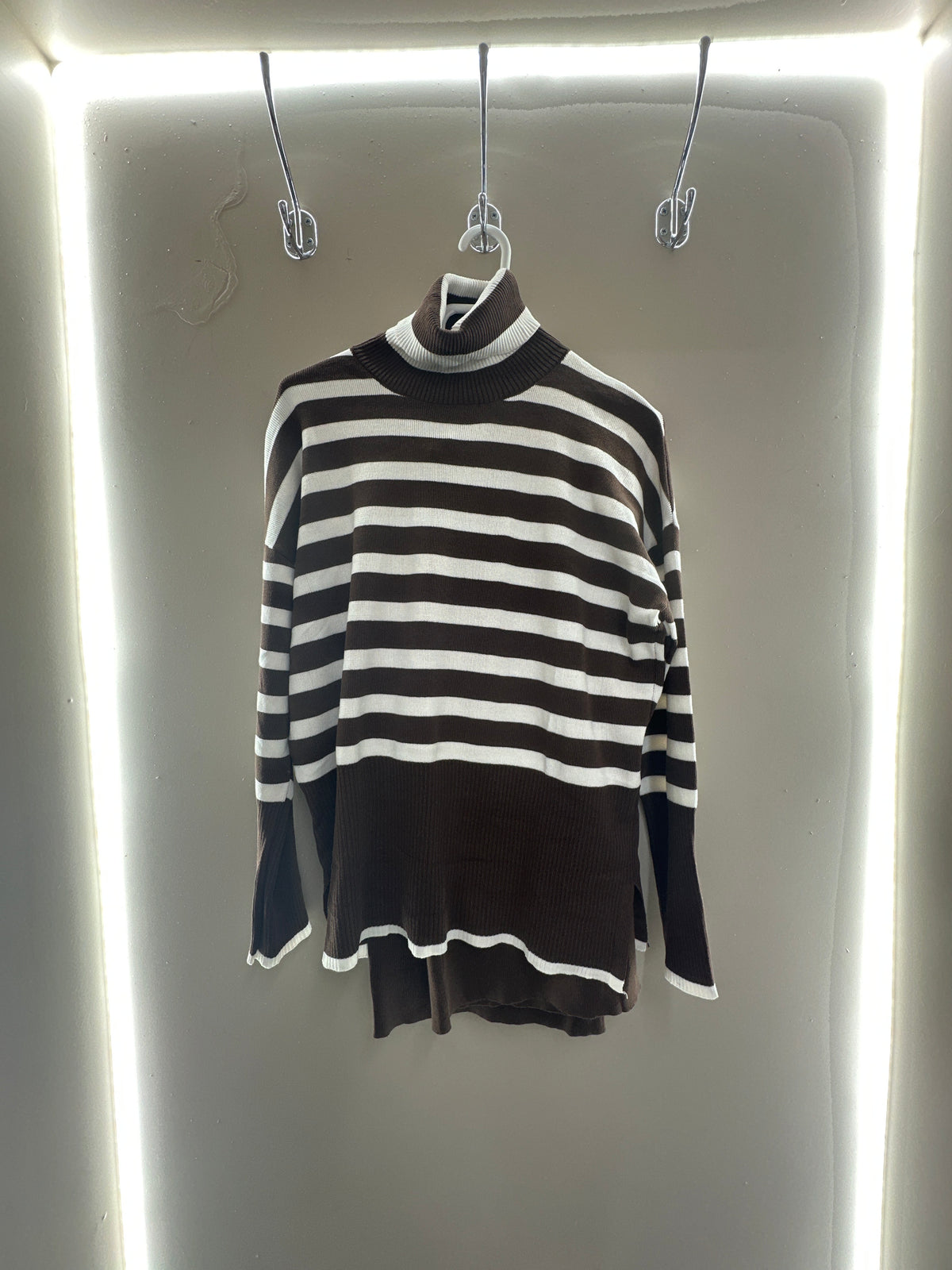 Chocolate Stripe Knit Co-Ord