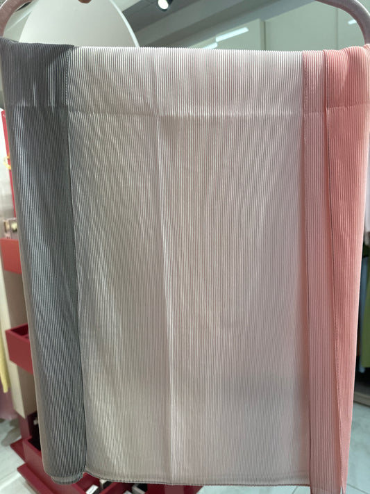 Crimped Ombre – Blush Horizon
