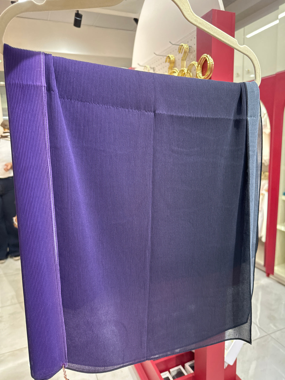 Ombre crimped - Violet Midnight