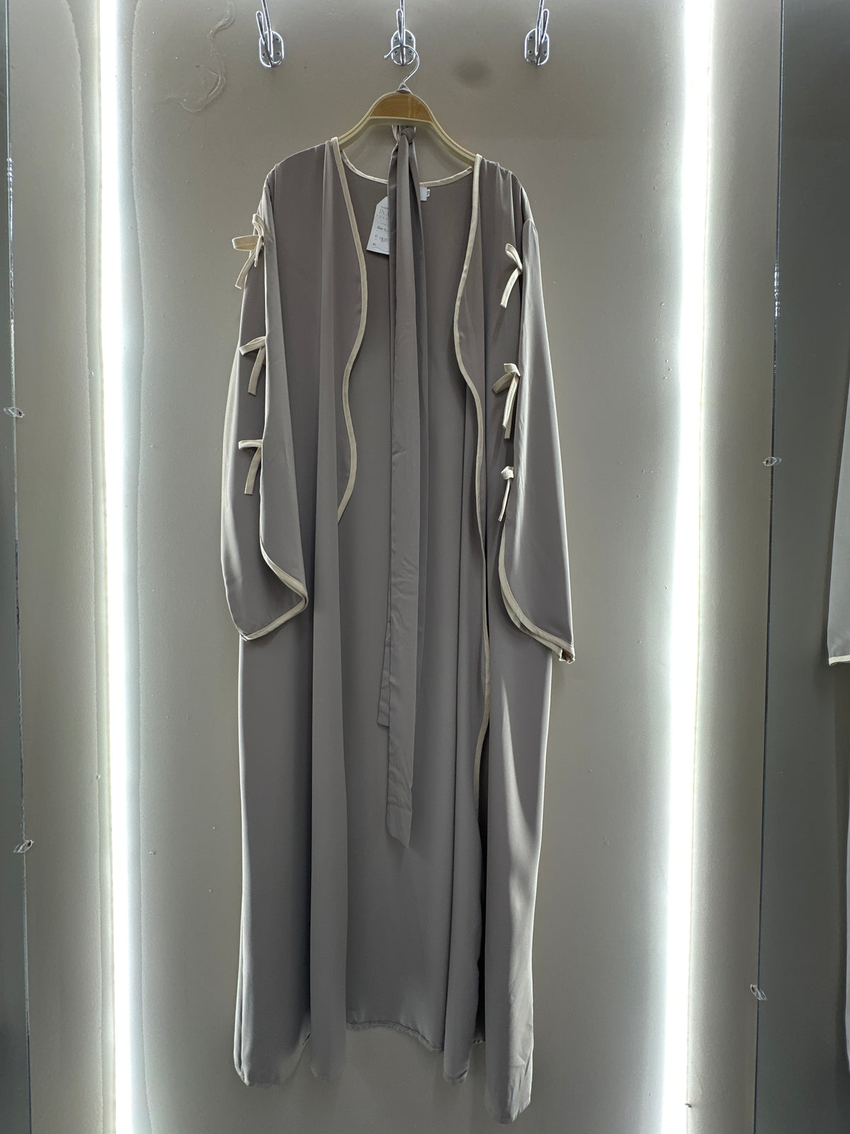 Dove Ribbon Duster Abaya
