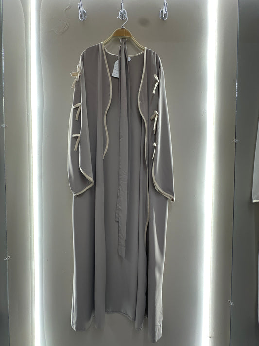 Dove Ribbon Duster Abaya