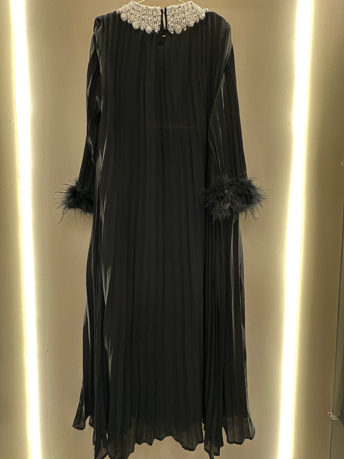 Royal Elegance Pleated Dress