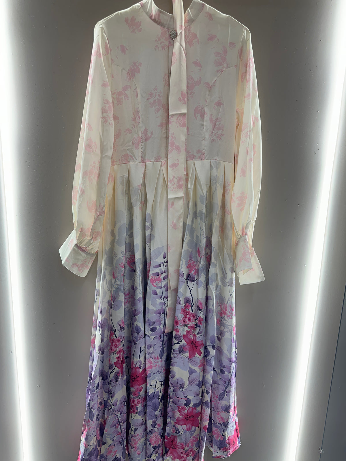 Blush Blossom Maxi Dress