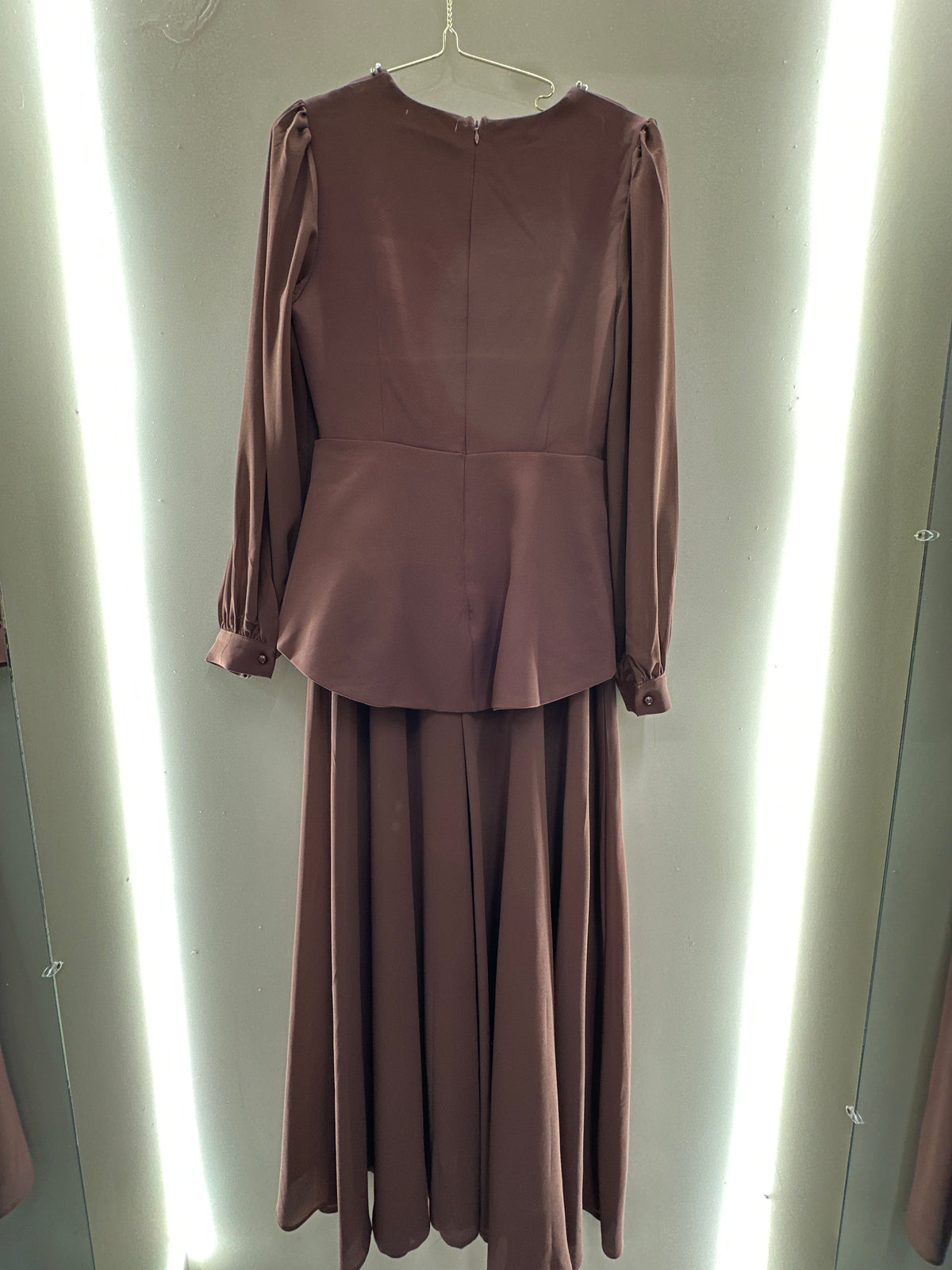 Mocha Royale Crystal Dress