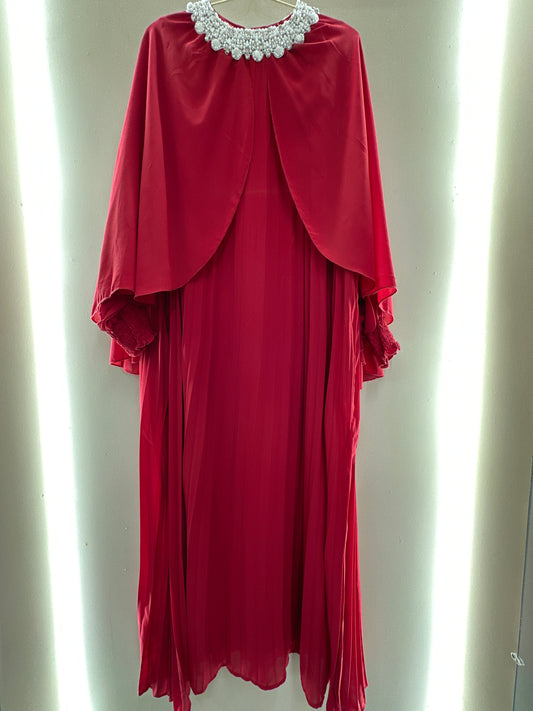 Duchess Pearl Cape Dress