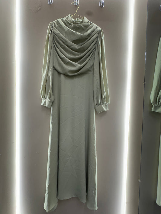 The Zara Draped Maxi Dress